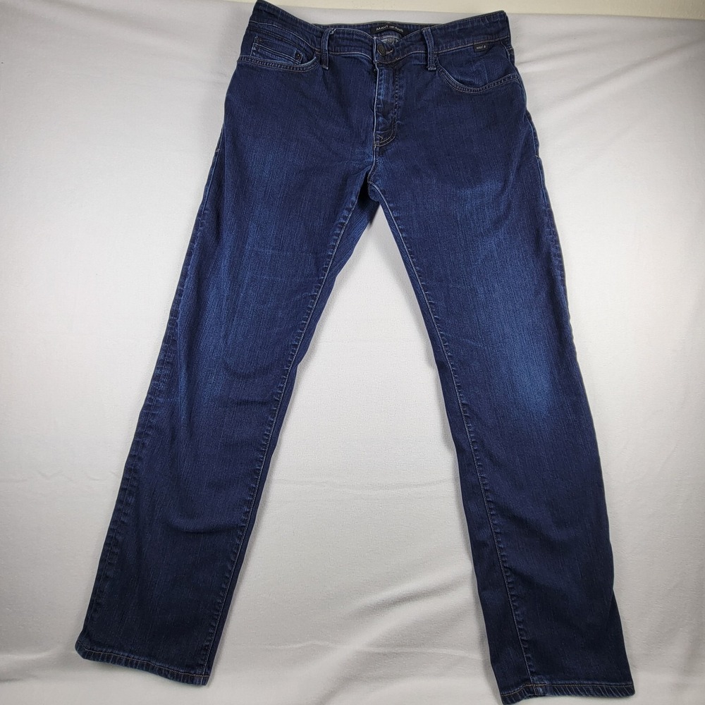 Mavi Men's Straight Jeans - Indigo Blue